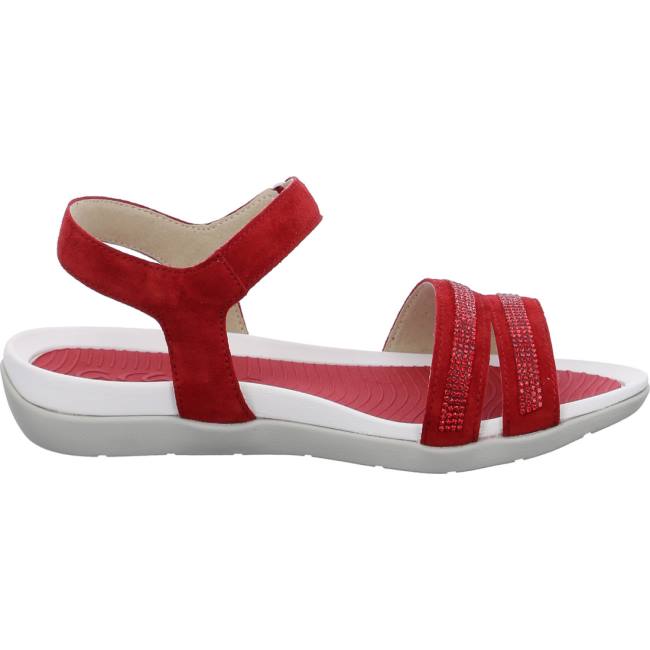 Ara Shoes Nepal Campari Women's Sandals Red | ARA243OQS