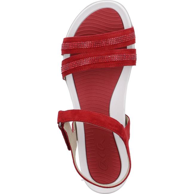 Ara Shoes Nepal Campari Women's Sandals Red | ARA243OQS