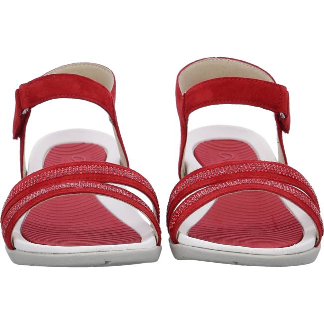 Ara Shoes Nepal Campari Women's Sandals Red | ARA243OQS