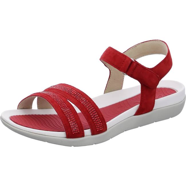 Ara Shoes Nepal Campari Women\'s Sandals Red | ARA243OQS