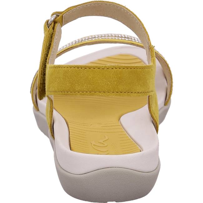 Ara Shoes Nepal Sole Women's Sandals Yellow | ARA387WNC