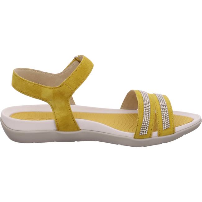 Ara Shoes Nepal Sole Women's Sandals Yellow | ARA387WNC