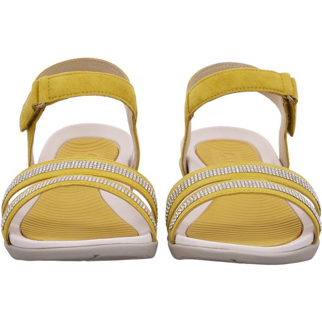 Ara Shoes Nepal Sole Women's Sandals Yellow | ARA387WNC