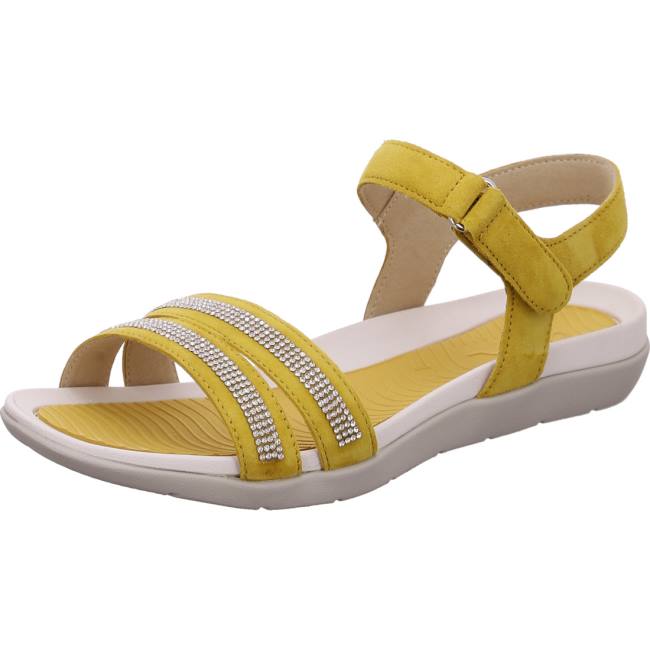 Ara Shoes Nepal Sole Women\'s Sandals Yellow | ARA387WNC