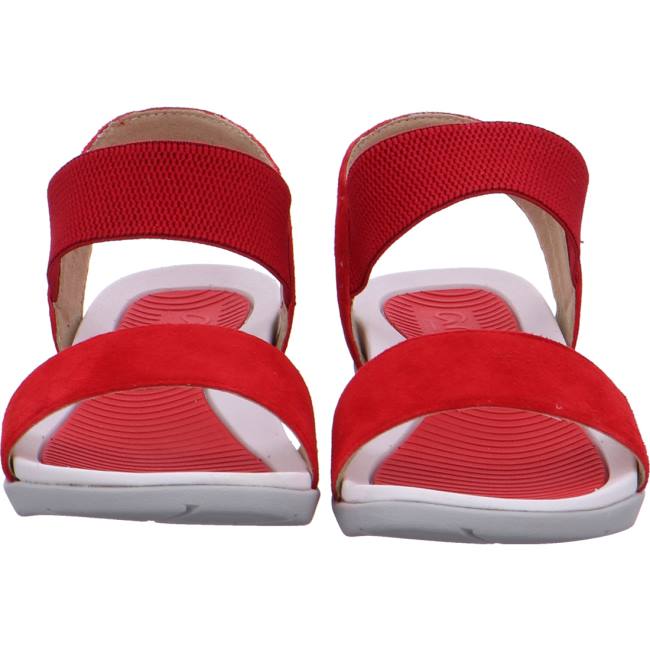 Ara Shoes Nepal Women's Sandals Red | ARA763QLX