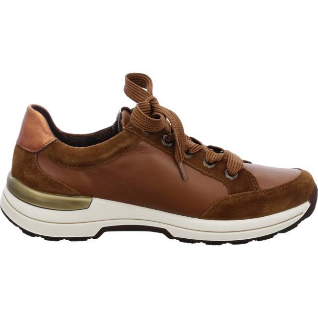 Ara Shoes Nnuts Cognac Women's Trainers Brown | ARA128EPA