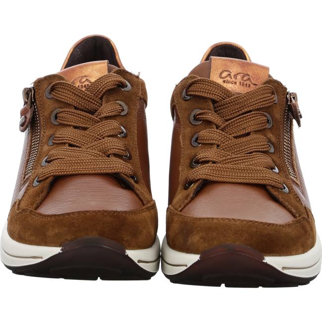 Ara Shoes Nnuts Cognac Women's Trainers Brown | ARA128EPA