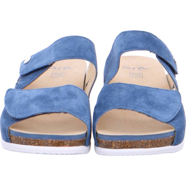 Ara Shoes Norderney Capri Women's Mules Blue | ARA801IRP