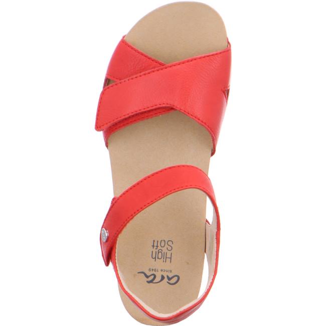 Ara Shoes Norderney Flame Women's Sandals Red | ARA205MFJ