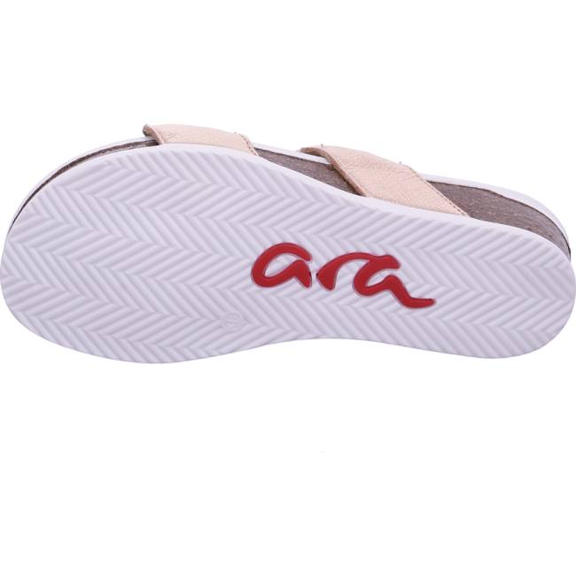 Ara Shoes Norderney Gold Women's Mules Rose | ARA128OZL