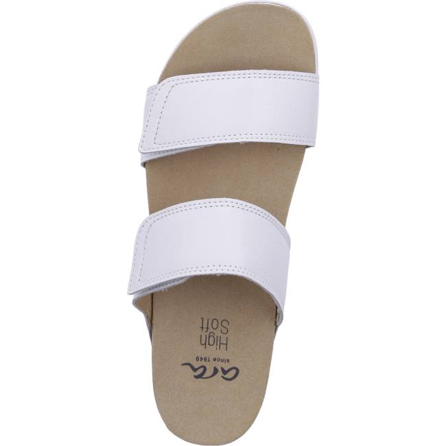 Ara Shoes Norderney Women's Mules White | ARA354ZWF