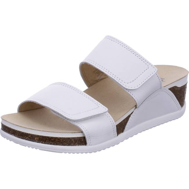 Ara Shoes Norderney Women\'s Mules White | ARA354ZWF