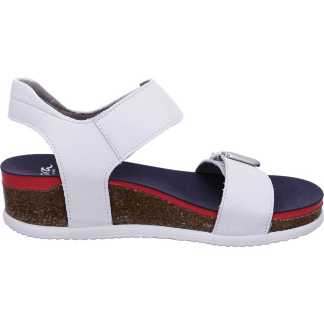 Ara Shoes Norderney Women's Sandals White | ARA284SJP