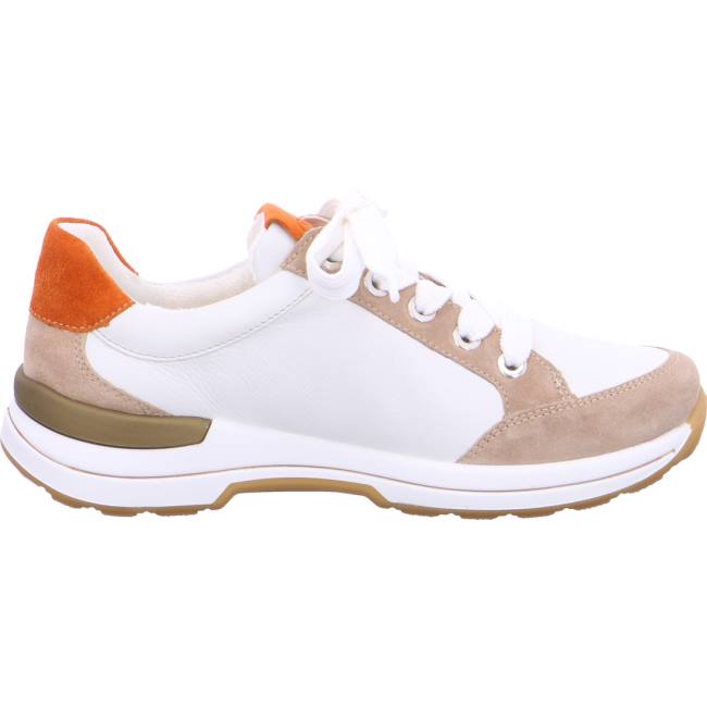 Ara Shoes Nwhite Sand Women's Trainers White | ARA752LQU