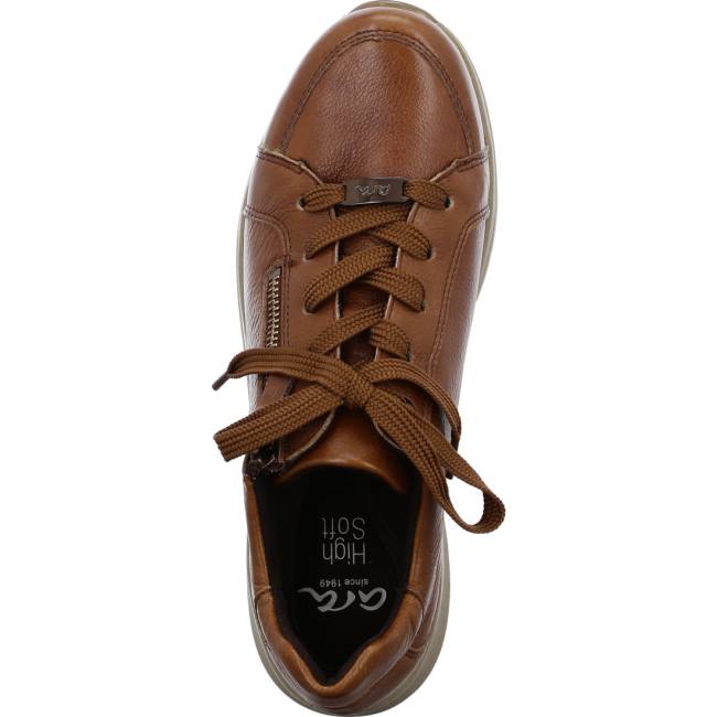 Ara Shoes Osaka Cognac Women's Trainers Brown | ARA058OQX