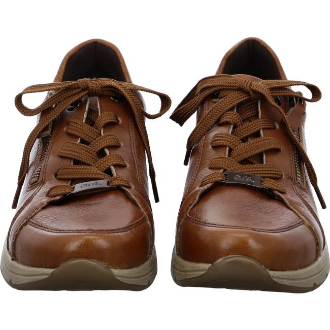 Ara Shoes Osaka Cognac Women's Trainers Brown | ARA058OQX