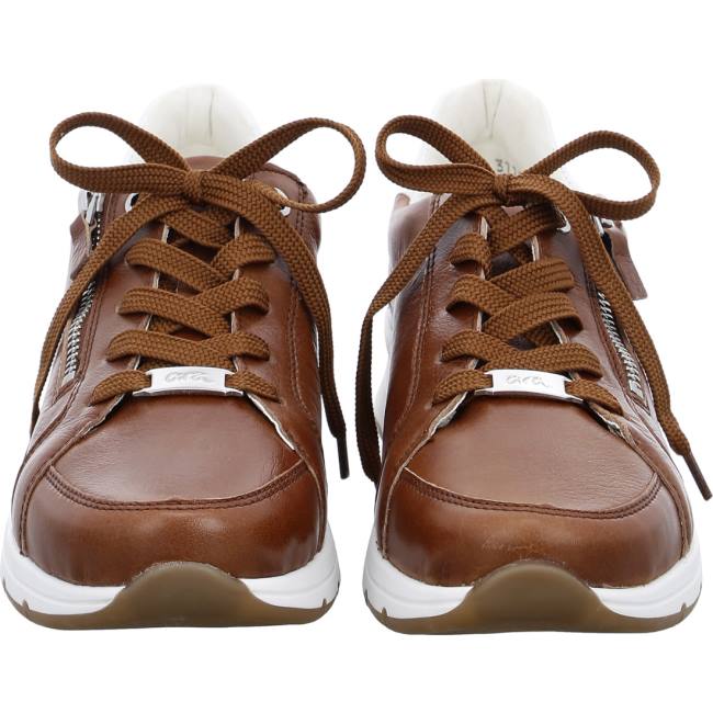 Ara Shoes Osaka Cognac Women's Trainers Brown | ARA819JXN