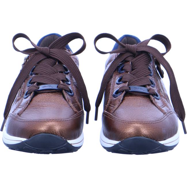 Ara Shoes Osaka Marrone Indigo Women's Trainers Brown | ARA057IQJ