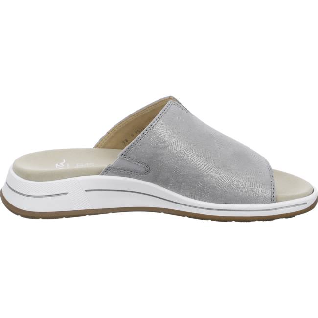 Ara Shoes Osaka Oyster Women's Mules Grey | ARA935AQW