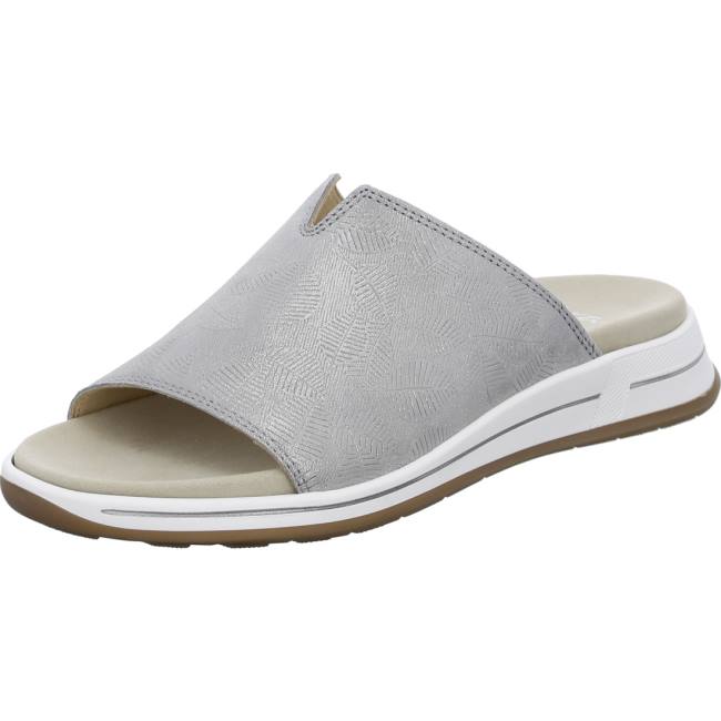 Ara Shoes Osaka Oyster Women\'s Mules Grey | ARA935AQW