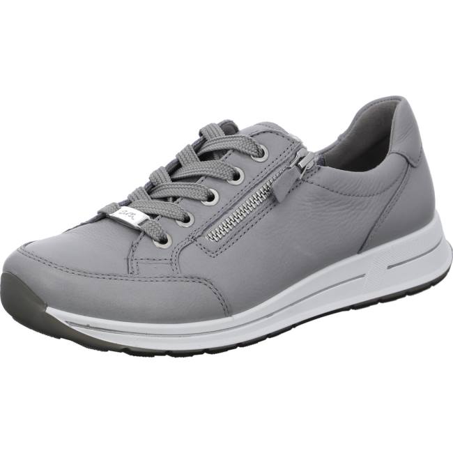 Ara Shoes Osaka Oyster Women\'s Trainers Grey | ARA719FRO