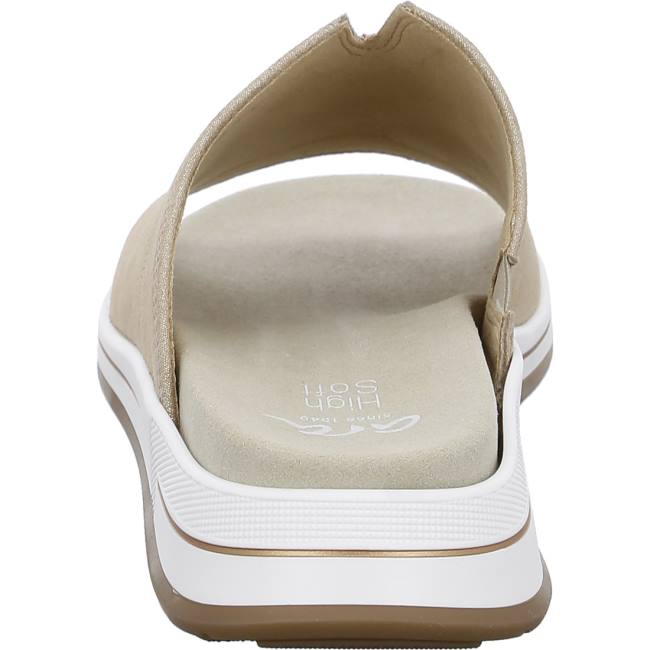 Ara Shoes Osaka Sand Women's Mules Beige | ARA168IKF