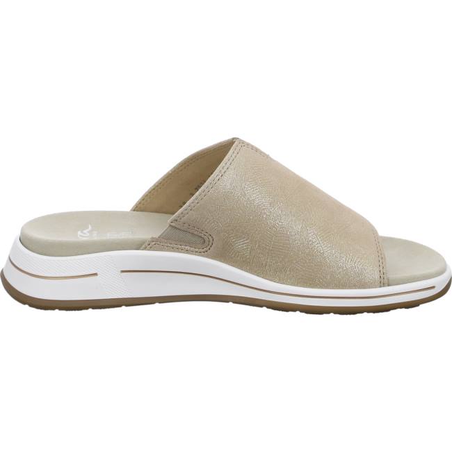 Ara Shoes Osaka Sand Women's Mules Beige | ARA168IKF