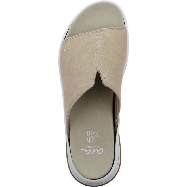 Ara Shoes Osaka Sand Women's Mules Beige | ARA168IKF