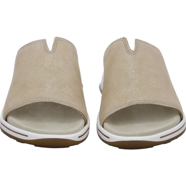 Ara Shoes Osaka Sand Women's Mules Beige | ARA168IKF