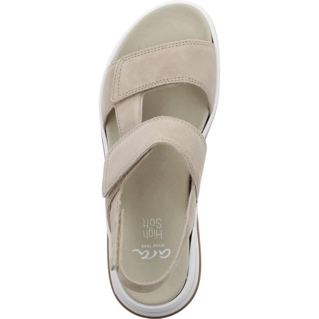 Ara Shoes Osaka Sand Women's Sandals Beige | ARA538MQL