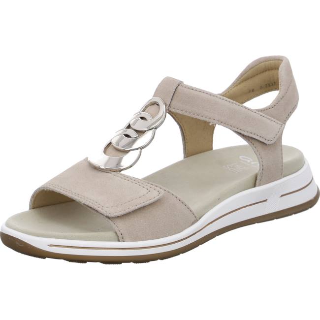 Ara Shoes Osaka Sand Women\'s Sandals Brown | ARA874WBV