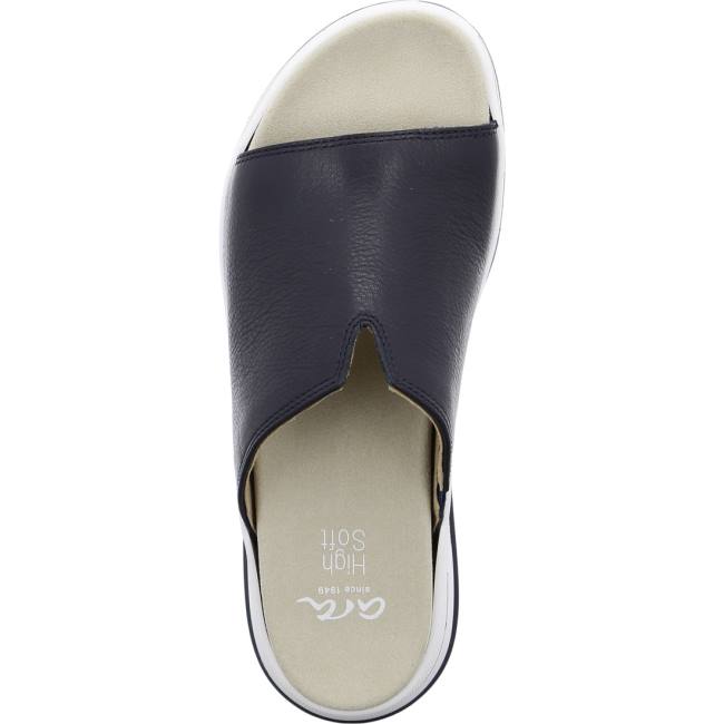 Ara Shoes Osaka Women's Mules Blue | ARA453NOQ