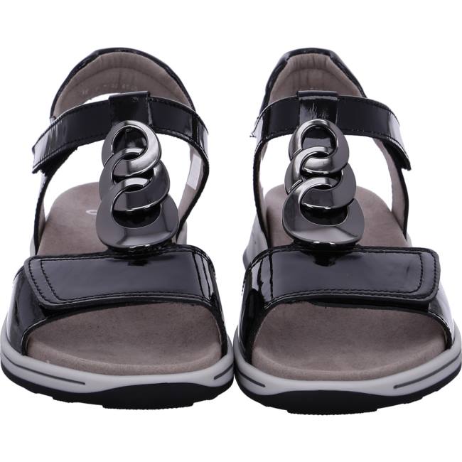 Ara Shoes Osaka Women's Sandals Black | ARA629XQH