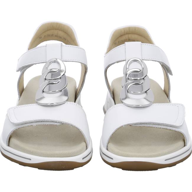 Ara Shoes Osaka Women's Sandals White | ARA435ZVF