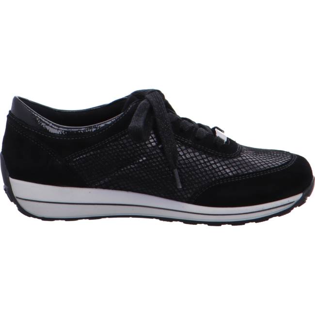 Ara Shoes Osaka Women's Trainers Black | ARA046HKJ