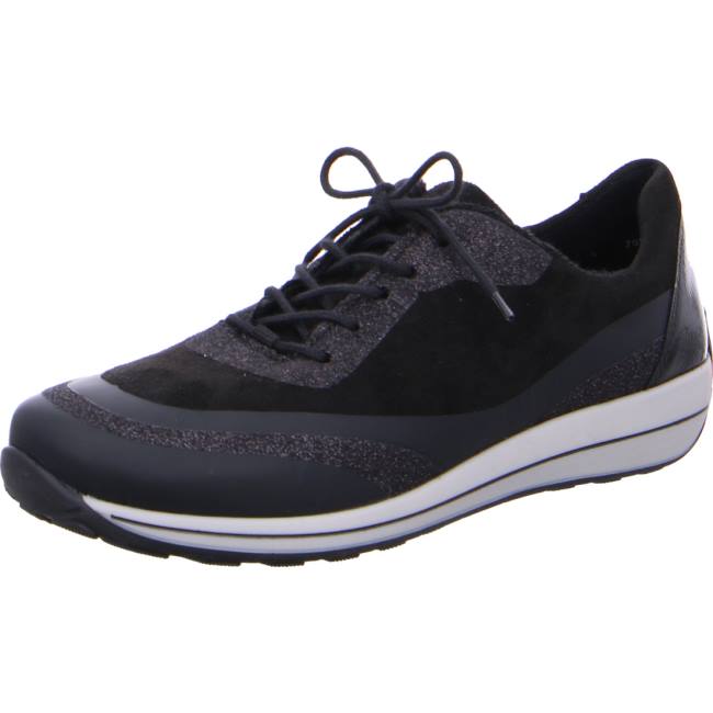 Ara Shoes Osaka Women\'s Trainers Black | ARA460PVH