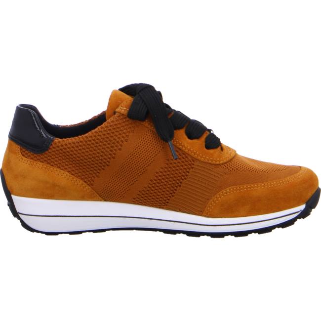 Ara Shoes Osaka Women's Trainers Yellow | ARA579BED