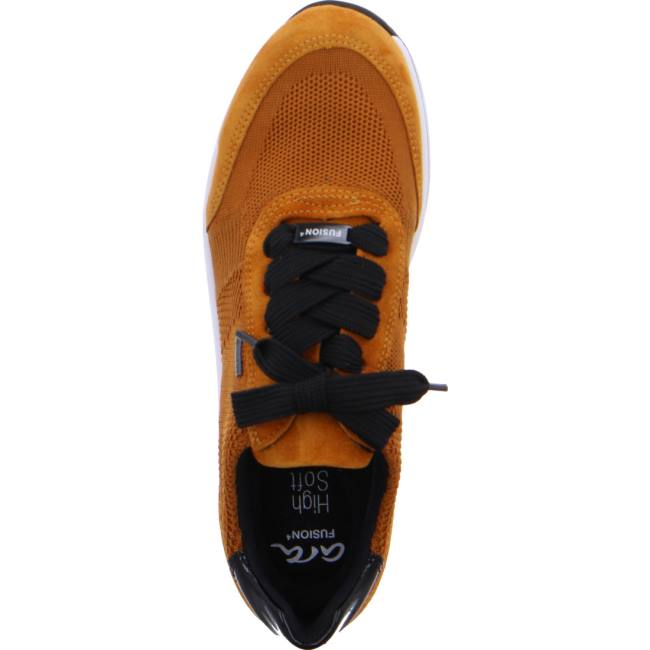 Ara Shoes Osaka Women's Trainers Yellow | ARA579BED