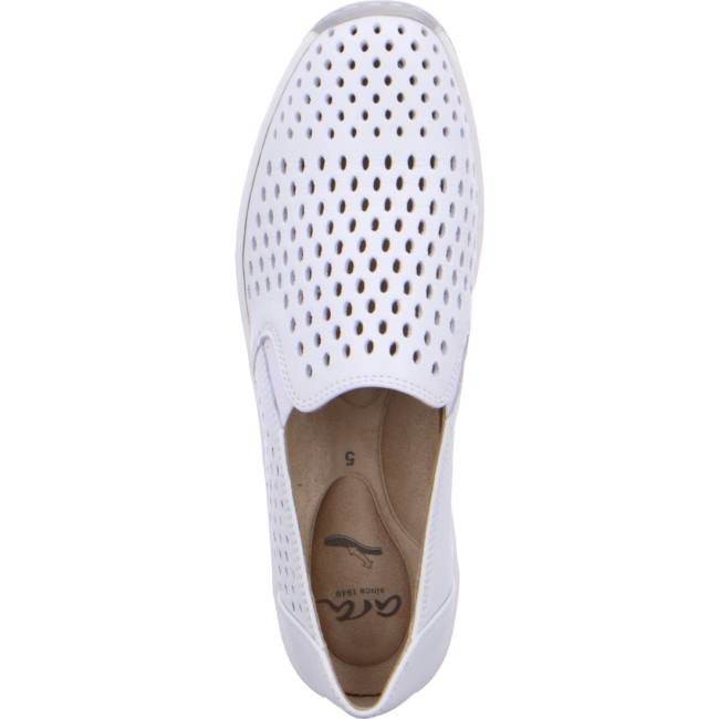 Ara Shoes Ossona Women's Loafers White | ARA380UNE