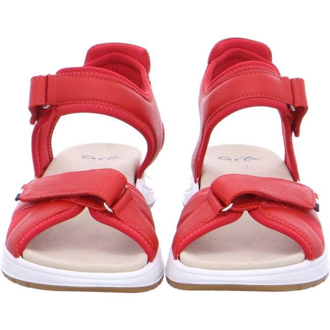 Ara Shoes Panama Flame Women's Sandals Red | ARA749KWH