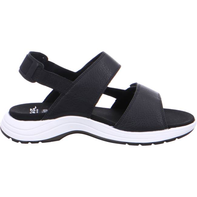 Ara Shoes Panama Women's Sandals Black | ARA621UQT