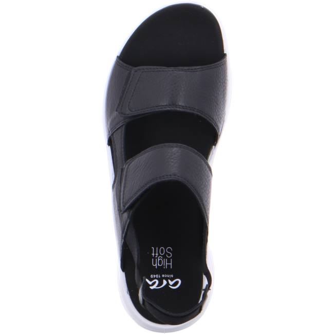 Ara Shoes Panama Women's Sandals Black | ARA621UQT