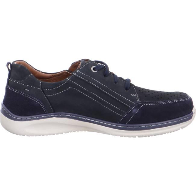 Ara Shoes Pedro Navy Men's Lace Up Shoes Blue | ARA753UDB