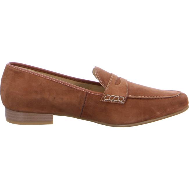 Ara Shoes Penny Kent Cognac Women's Loafers Brown | ARA976YPU