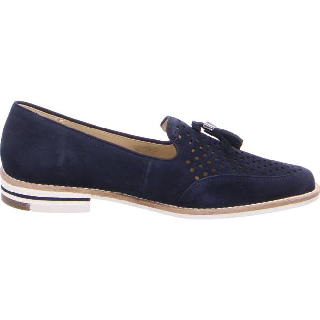 Ara Shoes Penny Kent Women's Loafers Blue | ARA084UPC