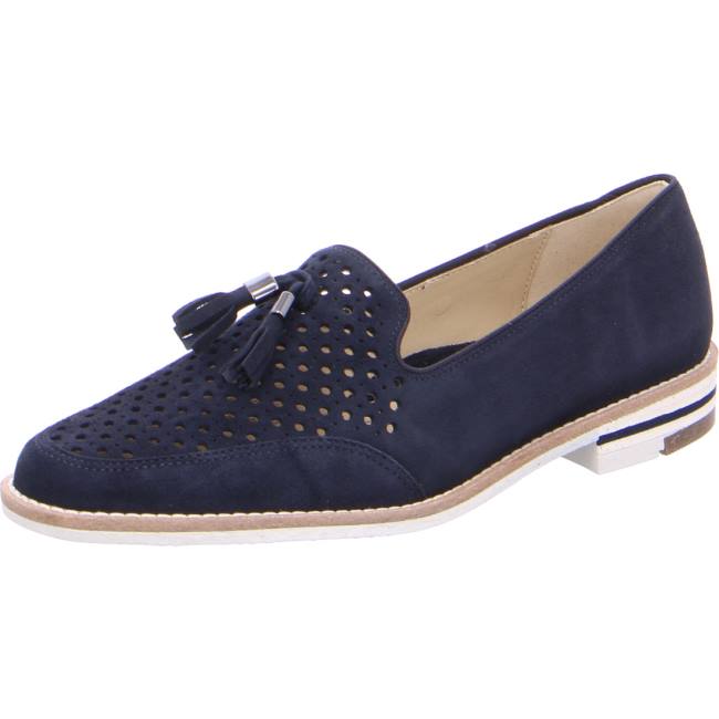 Ara Shoes Penny Kent Women\'s Loafers Blue | ARA084UPC