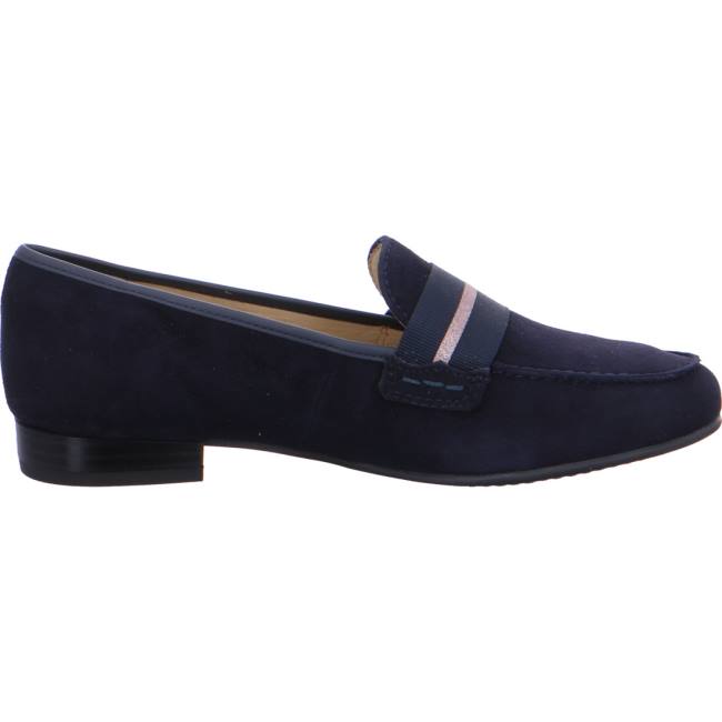 Ara Shoes Penny Kent Women's Loafers Blue | ARA723ZJC