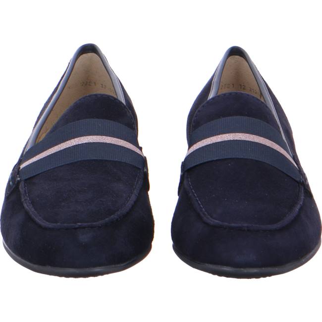 Ara Shoes Penny Kent Women's Loafers Blue | ARA723ZJC