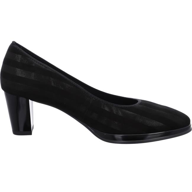 Ara Shoes Platform Heels Orly Women's Pumps Black | ARA380VOJ