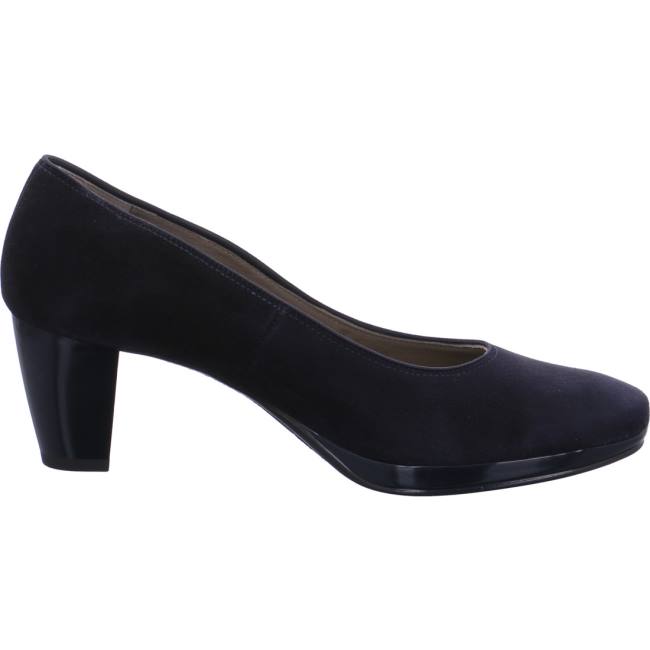 Ara Shoes Platform Heels Toulouse Women's Pumps Blue | ARA682XYG